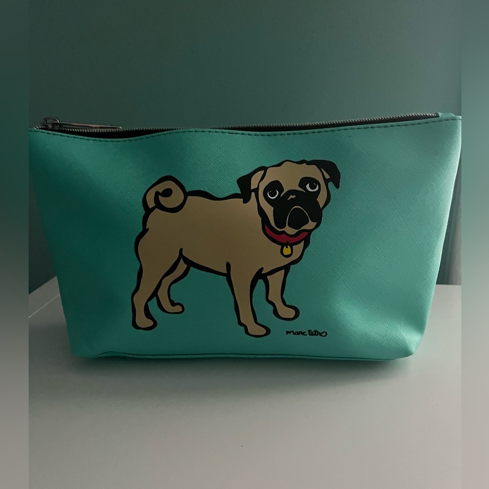 Marc Tetro Pug Cosmetic Bag